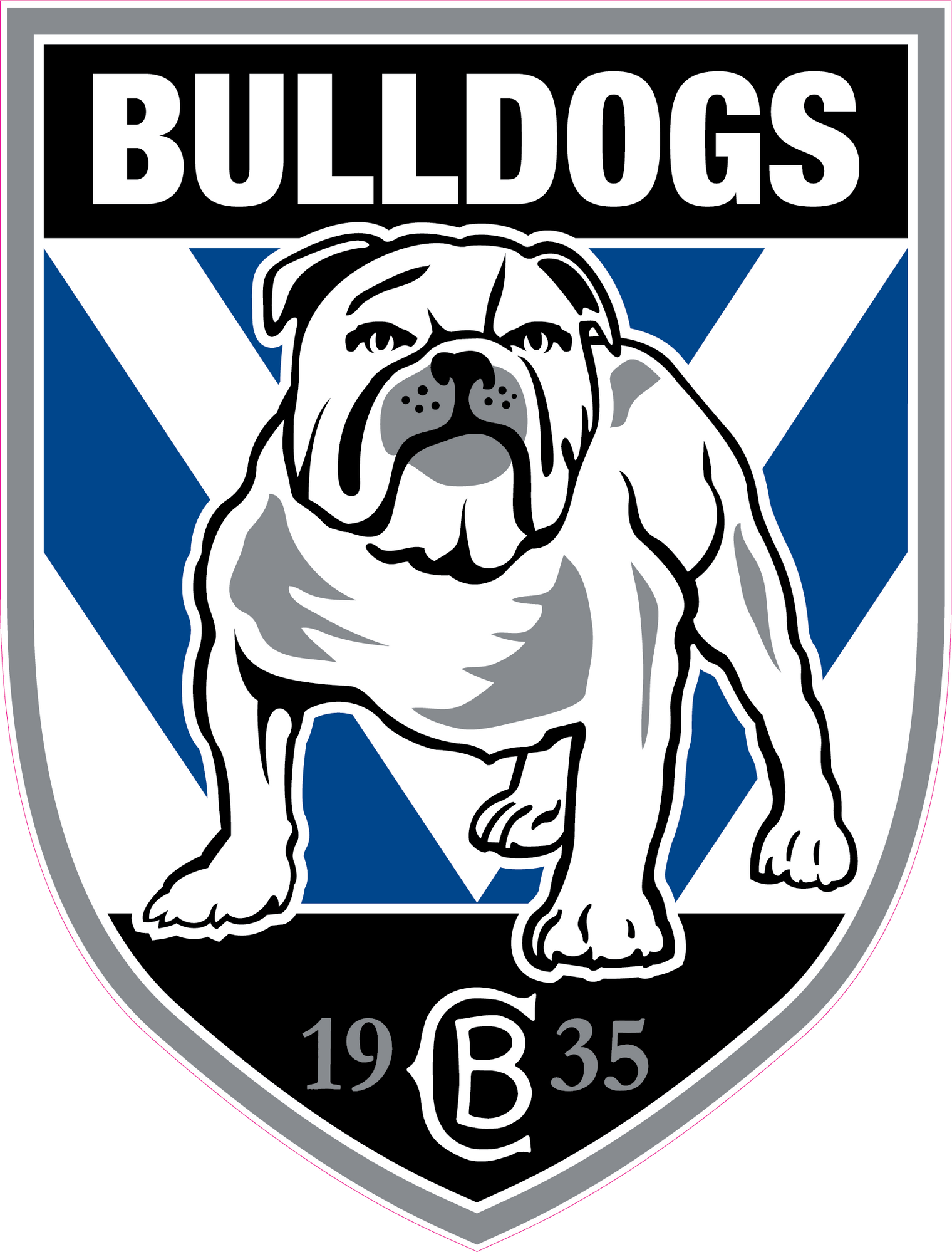 Canterbury-Bankstown Bulldogs Logo Cut-out