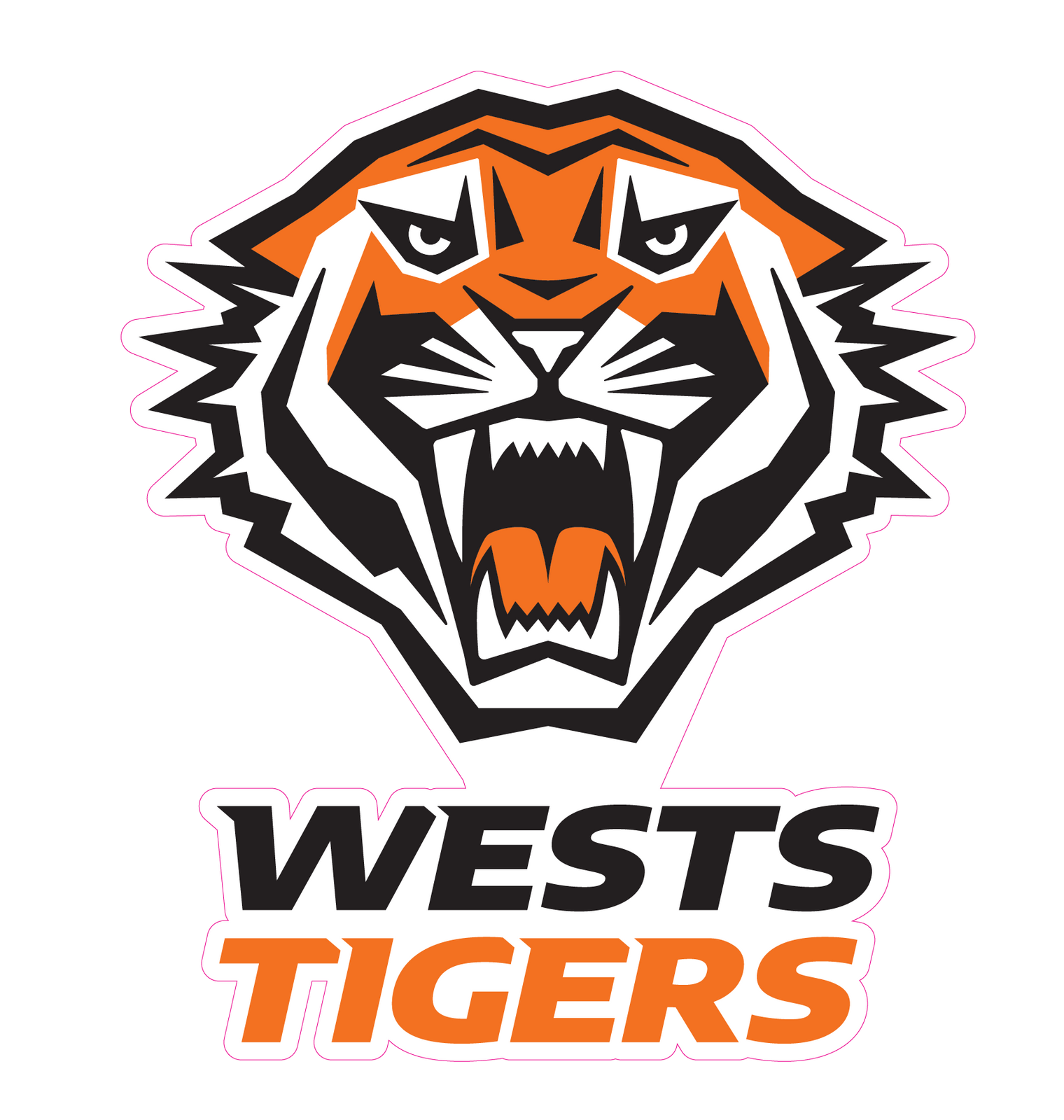 Wests Tigers Logo Cut-out