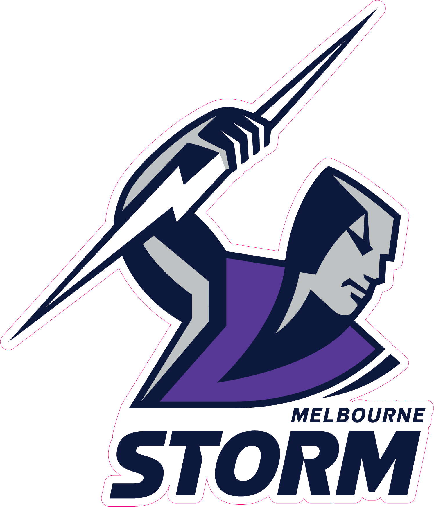 Melbourne Storm Logo Cut-out